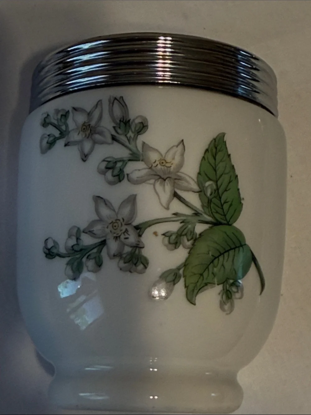 Vintage 1950’s Type 1 Royal Worcester Valencia Porcelain Egg Coddler